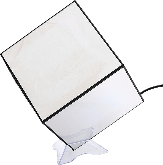 Zunate 4D Cube Light, Mirror Cube Light with App & Remote Control, Dimmable LED Abyss Effect, Futuristic LED for Desktop Decor Gaming Room [Energy Class A]