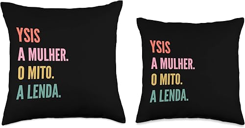 Miniatura 3 de Funny Portuguese First Name Design - Ysis Throw Pillow