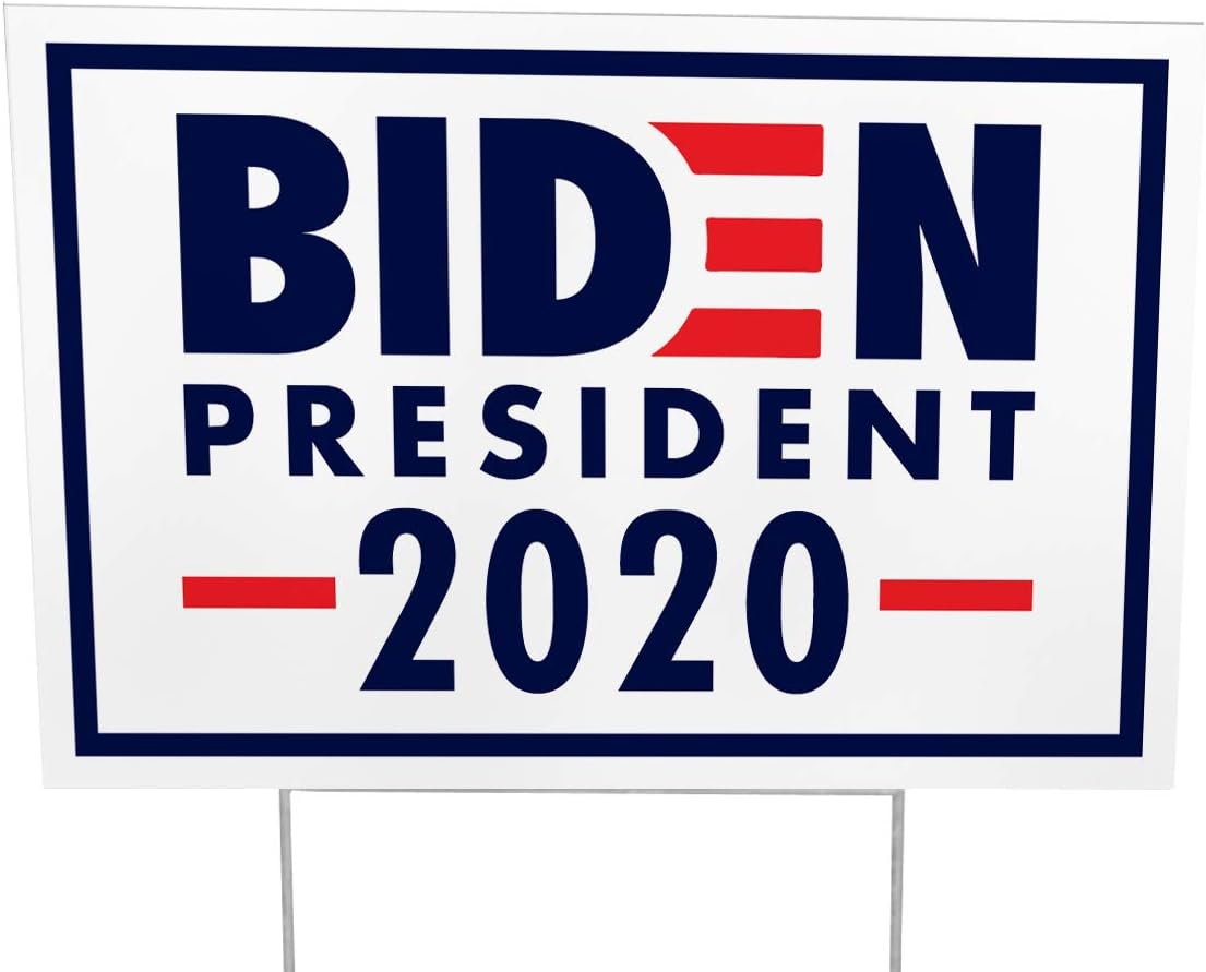 Imagine This Company YY7125 Yard Sign, Navy, Red
