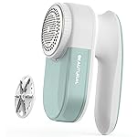 BEAUTURAL Fabric Shaver and Lint Remover, Rechargeable Sweater Defuzzer with 2 Speeds, 1 Replaceable 6-Leaf Blade, Remove Fuzz, Lint Balls, Pills, Bobbles for Clothes and Furniture