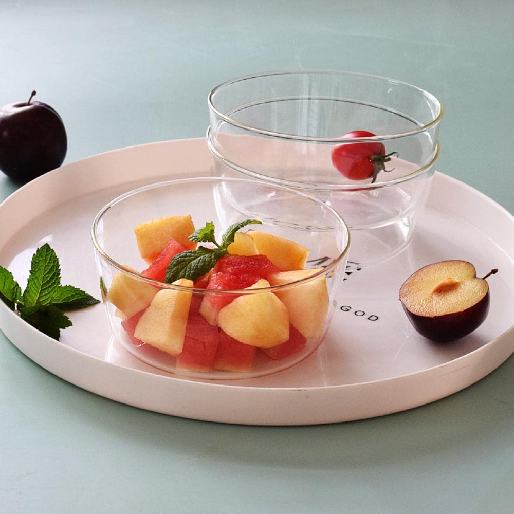 Sizikato 4 tazas de postre de vidrio transparente, taza de natillas de 14 onzas, taza de pudín, apta para horno