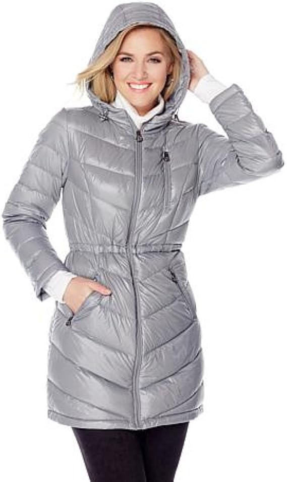 curations caravan packable down coat