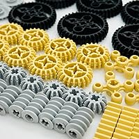 Vista 7 de Piezas Técnicas Ruedas Engranajes Bloques de construcción Accesorios Kit de piezas Juguetes de construcción Set para niños mayores de 6 años