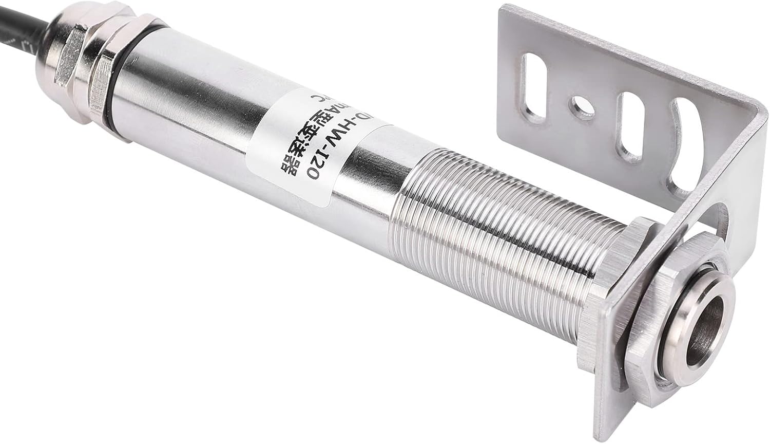 High Temperature NonContact Infrared Sensors 4-20mA Transmitter for MetalRubberChemical Measurement, ×1 Thread Installation, 20:1 Optical Resolution, (0~200℃)
