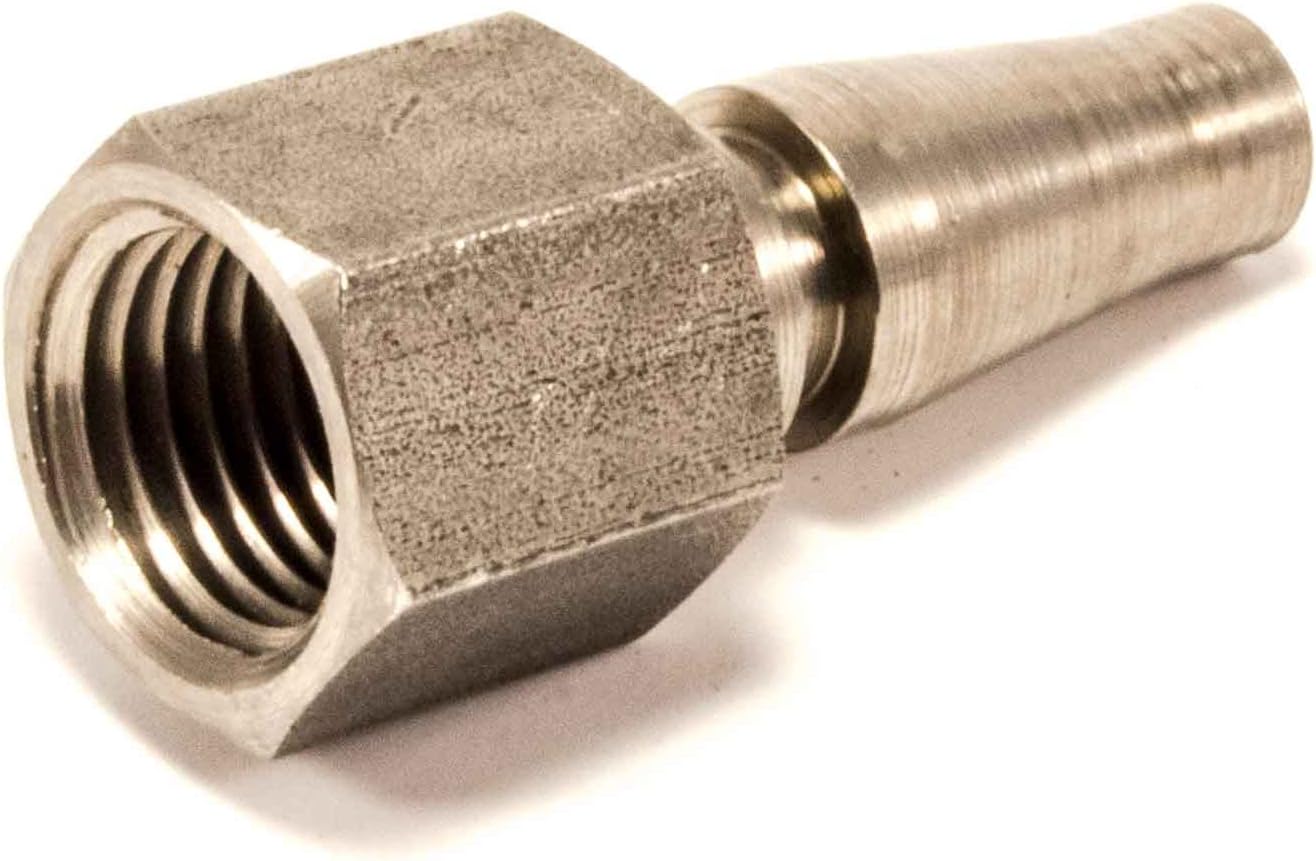 Foster SHD Series - Stainless Steel Plug, 1/4" Body, 1/4" NPT - Schrader, Heavy Duty Interchange
