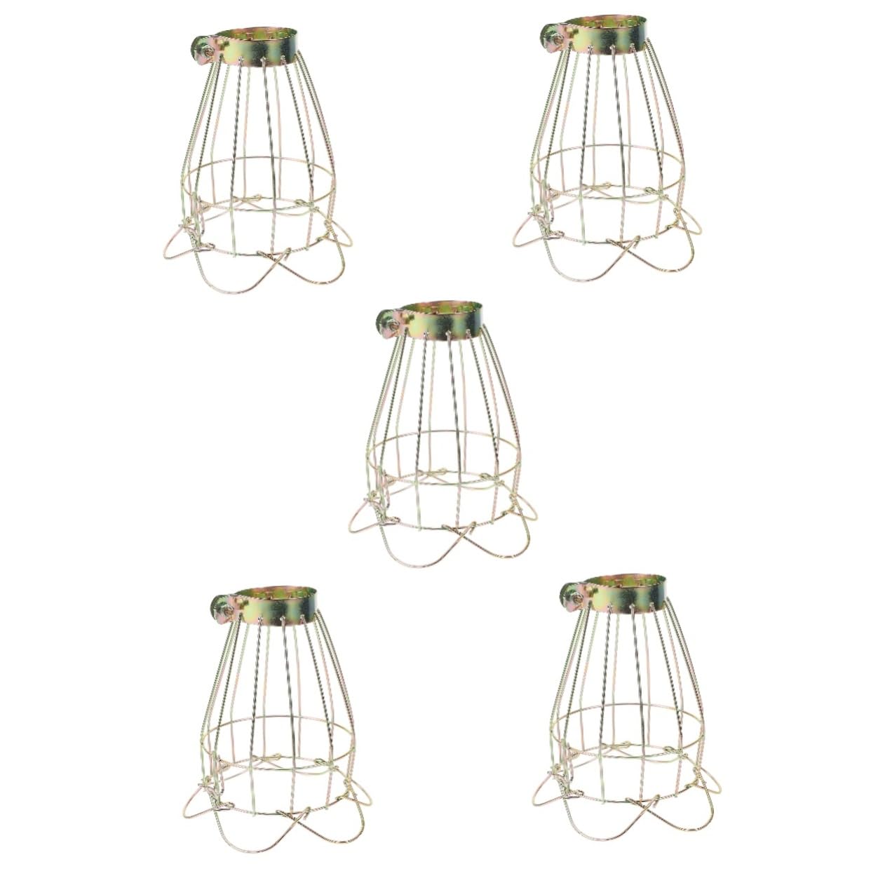 HANABASS 5pezzi Lampshade Protettivo per Lampade Riscaldanti per Rettili Anti-scottatura per Serbatoi Rettili Design Innovativo per Circolazione e dei