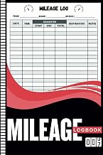 Mileage Log Book For Car: Odometer Tracker Logbook, Mileage log book for business or Personal Taxes, Auto Mileage Journal (6x9 inch, 112 pages)
