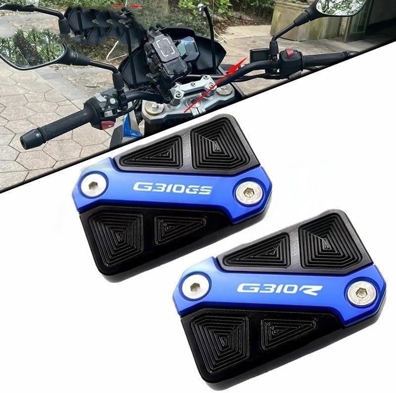 ブレーキ油タンクフロントキャップ オートバイCNCフロントブレーキフルードリザーバーカバーオイルタンクキャップG310GS G310