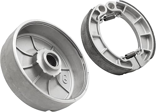 Miniatura 2 de Buje de tambor de freno trasero y zapatos para Honda Rancher 350 Rancher 400 Foreman 400 Foreman 450 1995-2007 OEM # 43620-HN5-M00 43620-HN0-A00