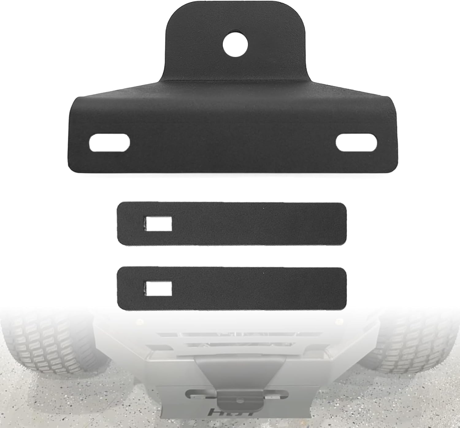 RULLINE Receiver Hitch Plate Compatible with Spartan RZ Series Mowers 2016–2024, Heavy-Duty 1/4" Steel Trailer Hitch Mount for RZ-C, RZ, RZ-PRO, RZ-HD