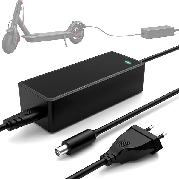 42V 2A Chargeur Trottinette Electrique pour Xiaomi M365, Pro, Pro 2, Mi 3, Mi 4, 5 Elite,1s, Chargeur Trottinette Ninebot Max G30 ES1 ES2 ES4 ES3 E22E E25E E45E, Chargeurs pour Batterie au Lithium 36V - 2