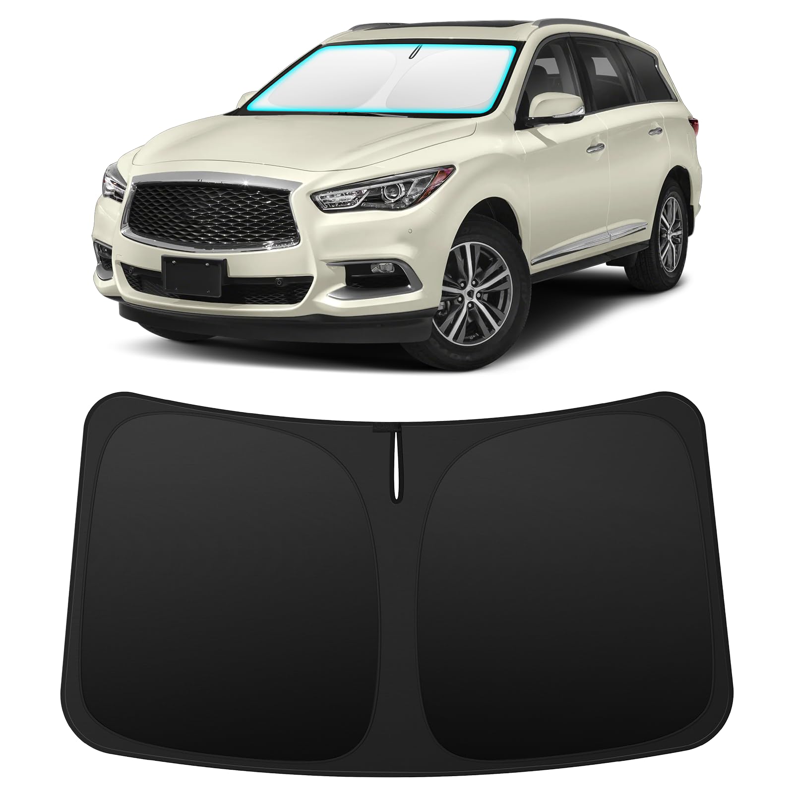 INSAUTO Custom Fit Windshield Sun Shade for Infiniti QX60 2014-2021