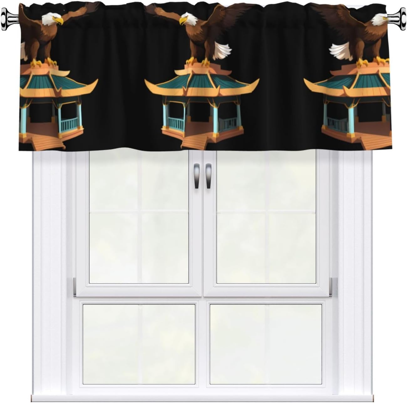 The Eagle On The Pavilion Prints Curtain Valance 54x18in