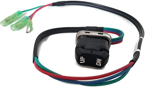 Motor fuera de borda ITACO 703-82563-02-00 703-82563-01-00 Interruptor de ajuste e inclinación A para motores fuera de borda Yamaha Control remoto