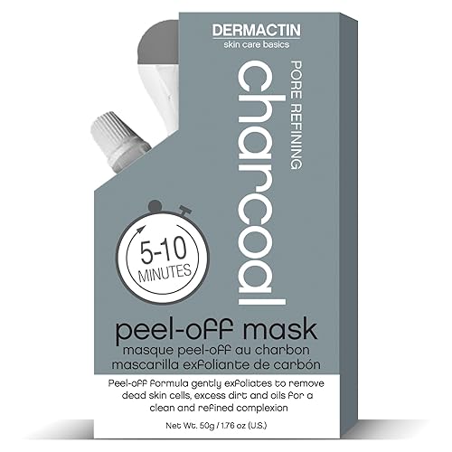 Dermactin Pore Refining Charcoal Peel Off Mascarilla Facial 1.76 oz.