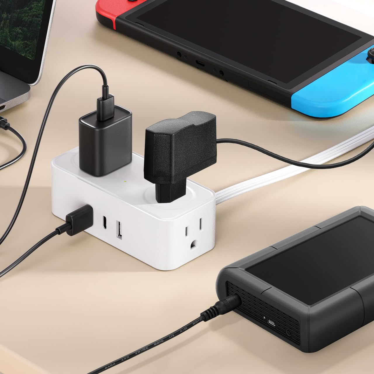 Gadpiparty Zasilacz sieciowy 3 V 1 A, DC 5,5 x 2,1 mm, zasilacz sieciowy z wtyczką EU, AC 100-240 V na DC 3 V 3 W adapter ładowarka, zasilacz zastępczy do małych urządzeń elektronicznych, dekoracji