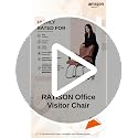 Image of Stainless Steel Special Director Principal Manager Office Visitor Study Chair with Arm Rest with Double Pipe Frame and Cushioned Seat Back (1, Brown, Double Pipe Frame)