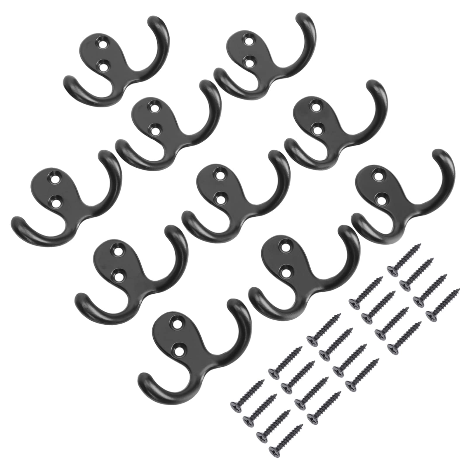 Crochets en acier inoxydable robustes VASDEV porte-vêtements en métal et crochet de serviette de bain