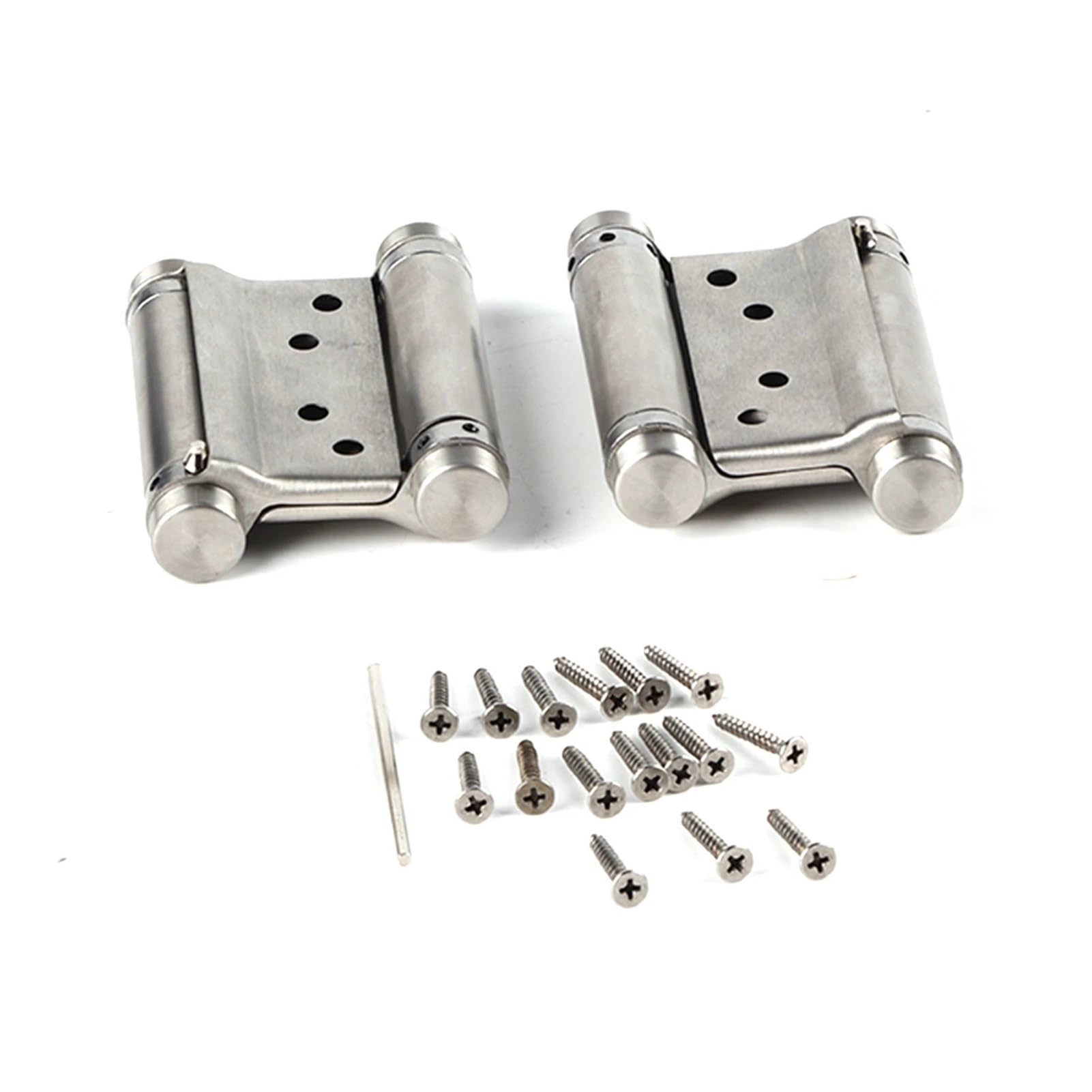 Wkfbifly 3 Inch 3'' Inch Double Action Spring Hinge Saloon Cafe Door Swing Stainless Steel