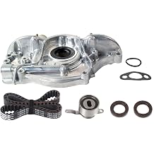 MPLUS Timing Belt Kit & Oil pump TCK224 Fits for Honda, 1993-1995 Civic Del Sol Si 1.6L 1590CC 97CID L4 SOHC, 16 VALVE, ENG CODE "D16Z6", 1998-2000 Civic GX CNG SOHC, 16 VALVE, ENG CODE "D16B5"
