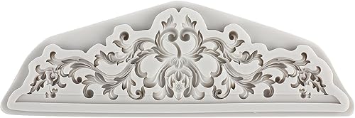 Miniatura 7 de Molde de silicona para fondant de alivio barroco para decoración de tartas Sugarcraft, decoración de cupcakes, caramelo y goma de mascar de