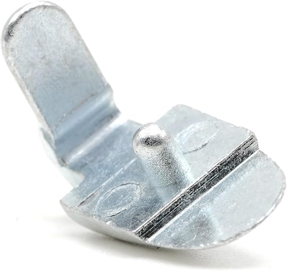 ReplacementScrews Shelf Support Pins Compatible with IKEA Part 131295 (FJALKINGE) Zinc Alloy Holder Pegs (Pack of 4)