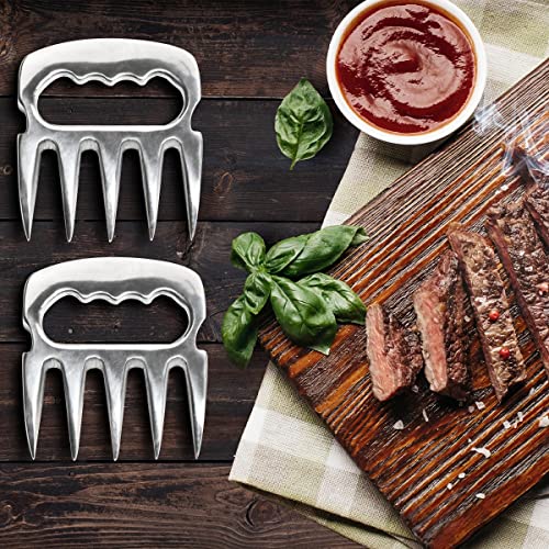 Kit 2 Garra De Urso Para Churrasco Alumínio Polido Premium