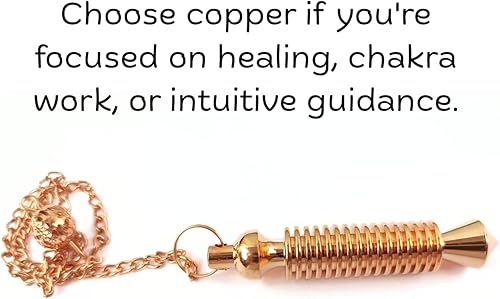 Miniatura 6 de Jet Copper 16 Plate Isis Pendulum Chamber Reiki Wiccan Free Booklet Jet International Crystal Therapy Healing Dowsing A++ Metafísica Espiritual