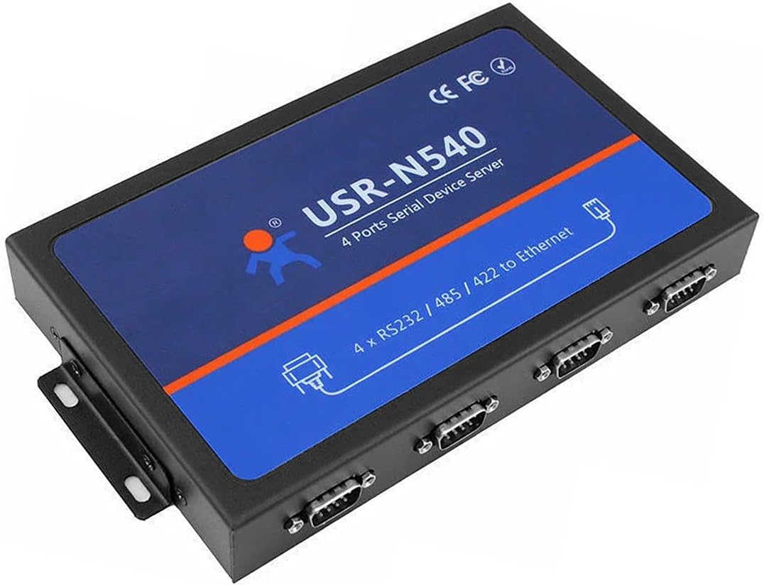 4 Serial Port RS232/RS485/RS422 to Ethernet Converter