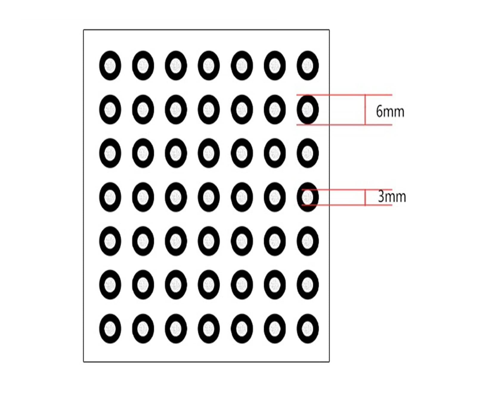 Pozycjonowanie skanu 3D Cele oznaczanie punktów Punkt pomiarowy Identyfikacja kropek na etykietach 3 mm 6 mm