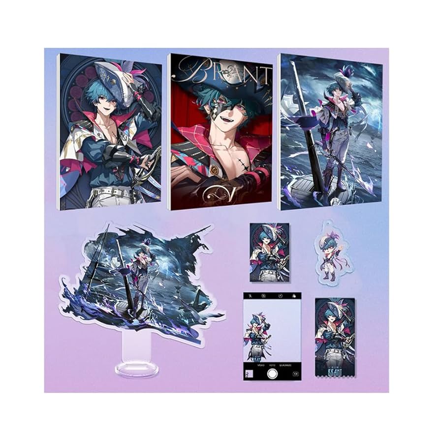 Amazon.co.jp: 鳴潮 ブラント 福袋 画集 アクリルスタンド