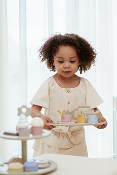 Little Dutch 2507 Wooden Tea Set - Mint