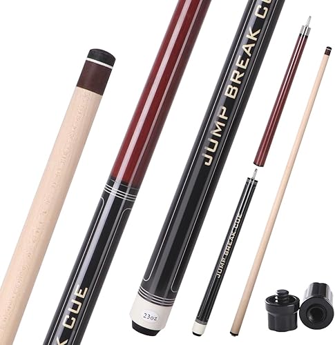 Heavy Hitter Taco de Salto y Rotura de 3 Piezas, Taco de Billar de Salto y Rotura Pesado de 23 onzas, Taco de Rotura de Arce Duro Canadiense de 58