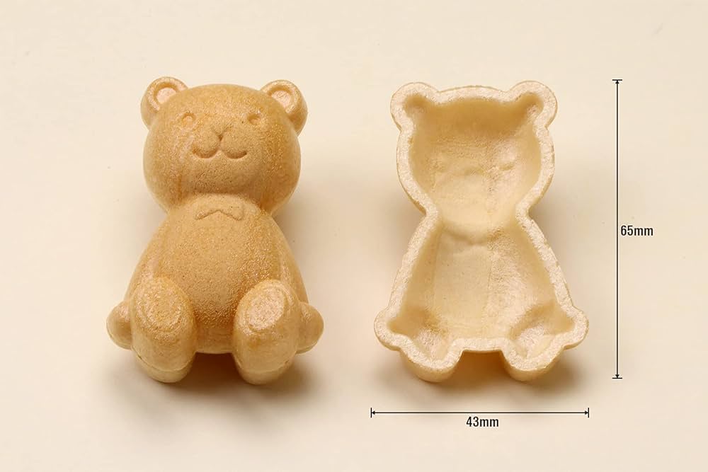 Amazon | 【もなかの皮】くまさん 100枚入 （たねらく） | 加賀