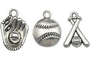 Sports Charms to Make Baseball Jewelry