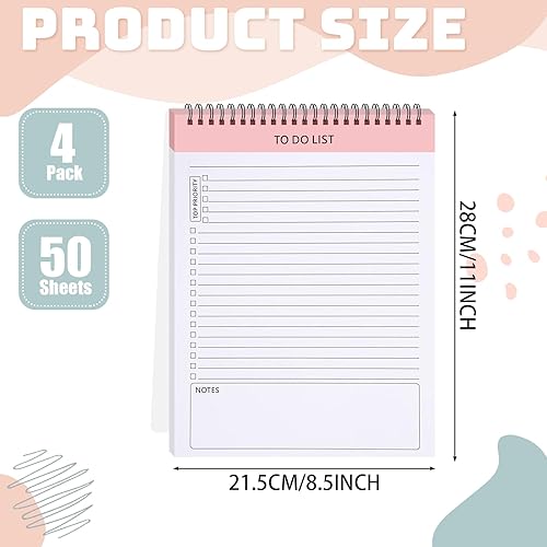 Miniatura 9 de Bloc de notas de registro de actividad, libro de registro de actividad diaria, 8.5 x 11 pulgadas, cuaderno de planificación con espiral para el