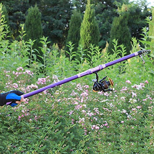 XIANGE100-SHOP Angelrute Combo Super verstärkte Langstreckenjagd-Spinning-Angelrute Carbon-Teleskop-Casting-Pole-Karpfen… – Bild 7