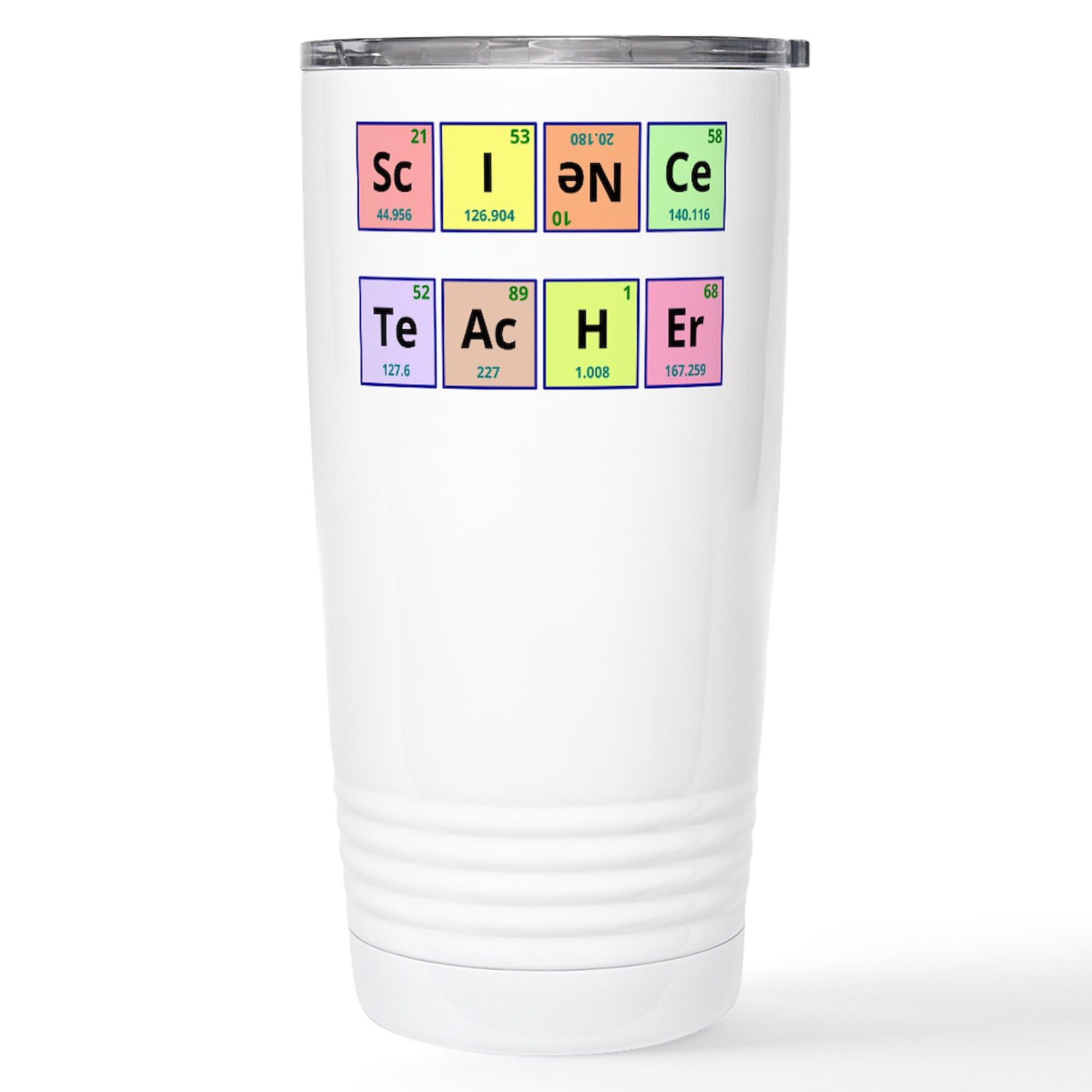 CafePress Science Teacher Stainless Steel Travel Mug 20 oz. Insulated Stainless Steel Coffee Tumbler