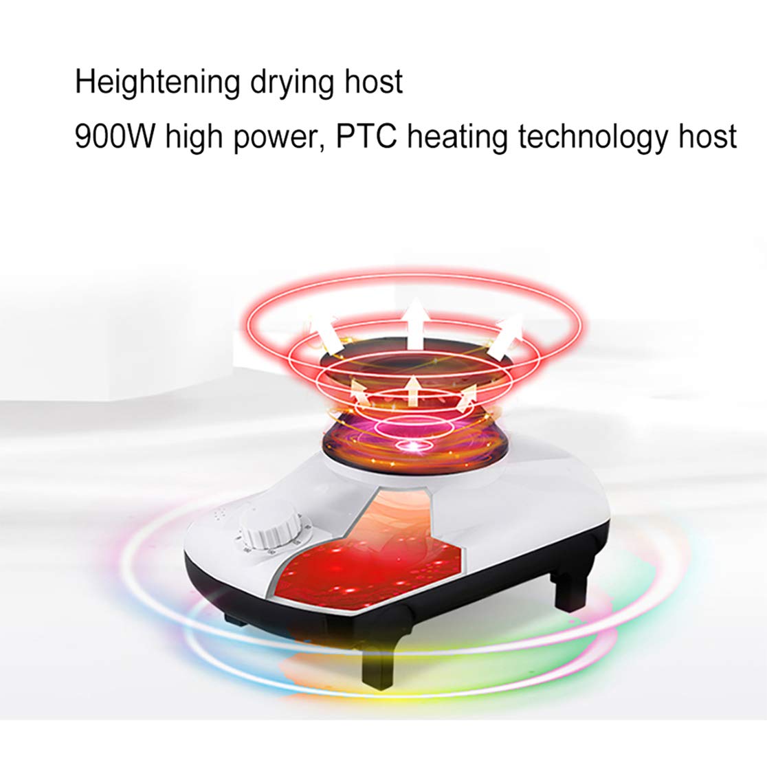 RXBFD Asciugatrice Portatile con Telaio in Acciaio Inossidabile - Stendino Elettrico 1000W Armadio Multifunzione ad Alta capacità ad Asciugatura Rapida con Riscaldamento/PTC