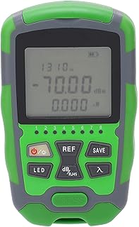 Optical Fiber Power Meter, 850-1700nm Digital Display, Universal Interface Portable Fiber Optic Cable Tester Tool, for Detecting Cable Faults