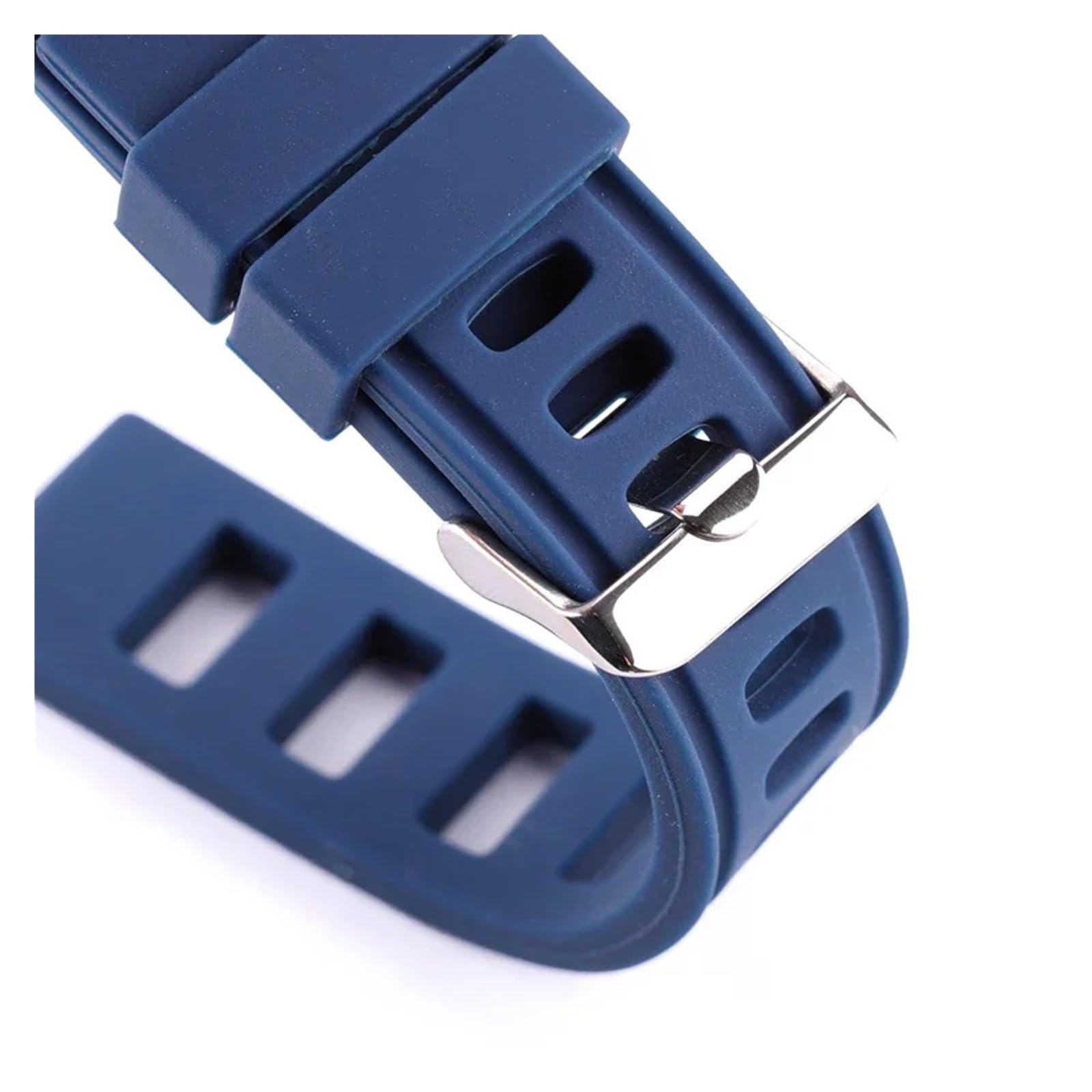 Gumowy Pasek Do Zegarka 20 Mm 22 Mm Wodoodporny Pasek Sportowy Miękka Silikonowa Bransoletka Polerowana Klamra Dla Mężczyzn I Kobiet Smartwatch