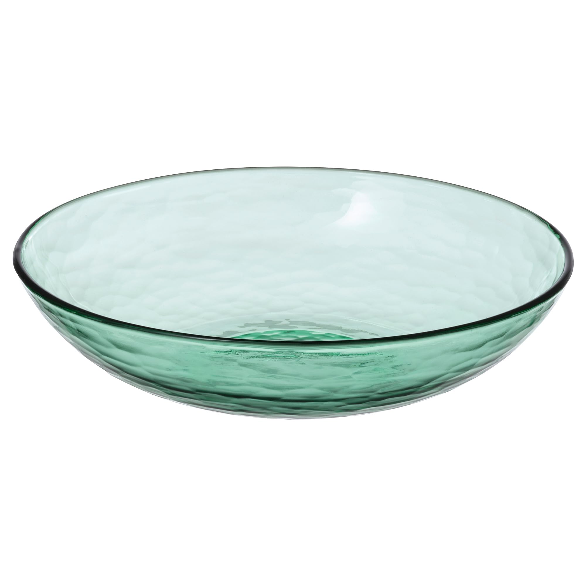 Assiette creuse STRANDKRABBA en verre vert de 19 cm pour vos repas