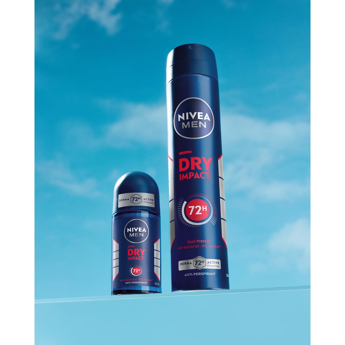 NIVEA MEN Dry Impact antyperspirant w kulce 72H, 2x50ml