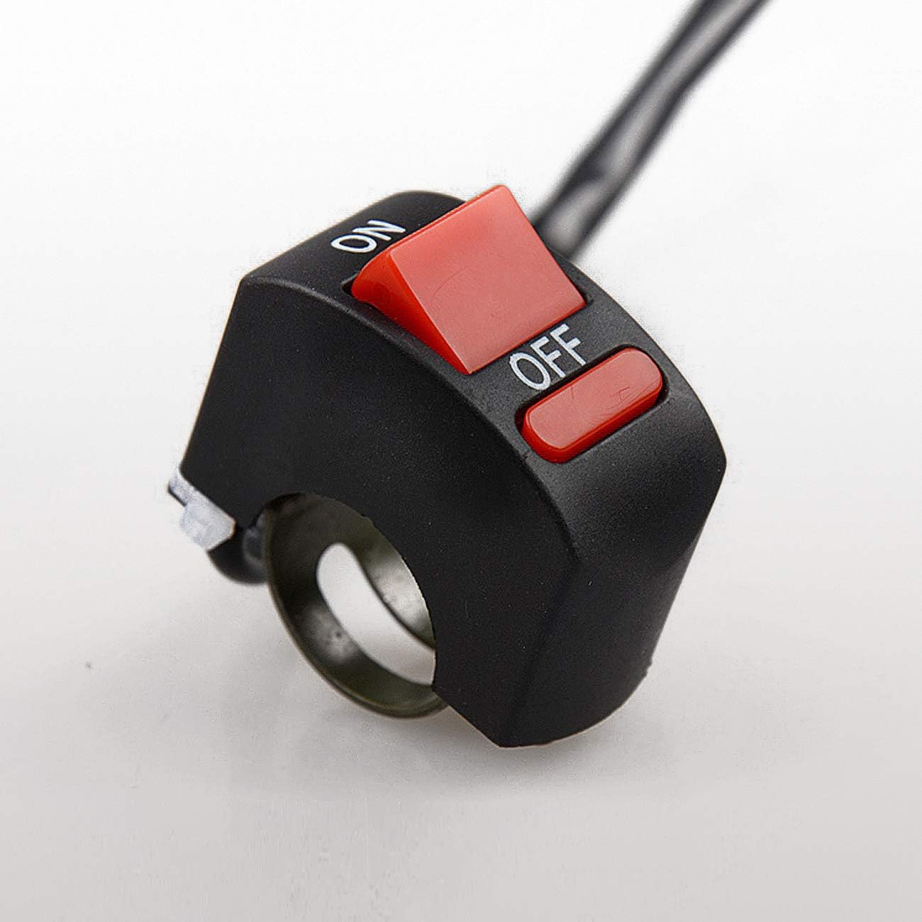 Frее Shірріng 🛒 Motorcycle Handlebar Toggle Switch On Off Push Button Switch Bicycle Motorcycle Tuning Part for U5 U7 U2 LED Headlight Scooter Electrombile