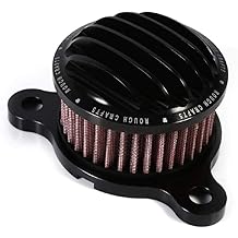 Air Cleaner Intake Filter System Kit For Harley Sportster XL883 XL883N XL883R XL883P XL1200 XL1200L XL1200X Iron 883 Forty Eight XL1200X 2004-2016 Billet Aluminum CNC Machined Washable