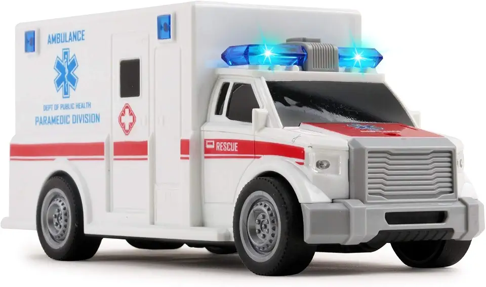 Vokodo Rescue Ambulance Friction Powered