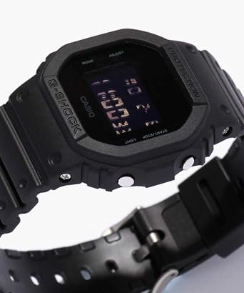 Casio G-Shock Solid Colors Unisex Watch DW-5600BB-1 Black Parallel Import