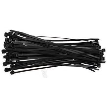 Siyah Kablo Ba  Plastik C rt Kelep e 4.8X200mm 20cm 100