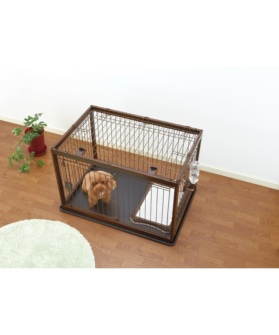 Amazon | リッチェル 木製ペットサークル 90-60 屋根面