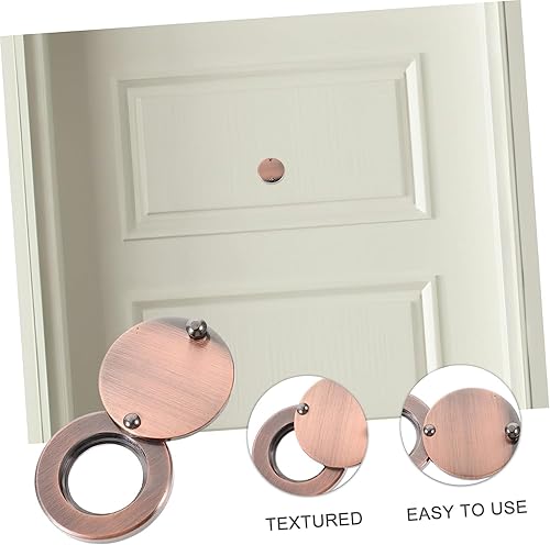 Miniatura 3 de Cubierta de mirilla, cubiertas de agujero abierto para puerta, protección de privacidad para seguridad del hogar con herramientas de instalación